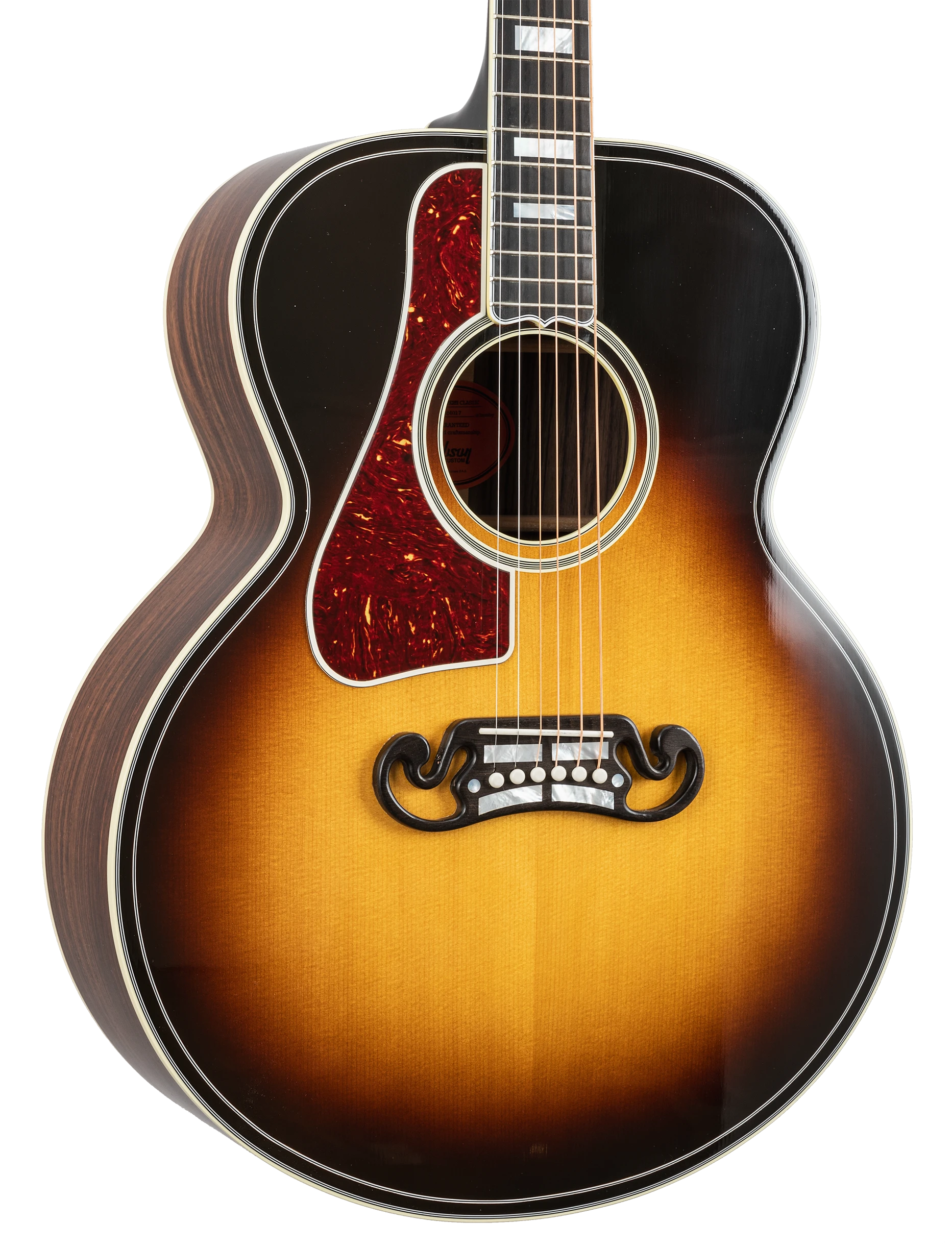 Gibson SJ-200 Classic Custom Shop Vintage Sunburst LEFTHAND B-Stock