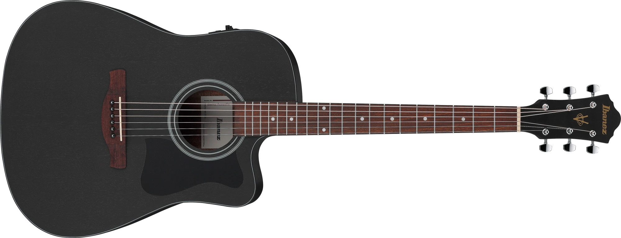 Ibanez V44CE WK Weathered Black Open Pore