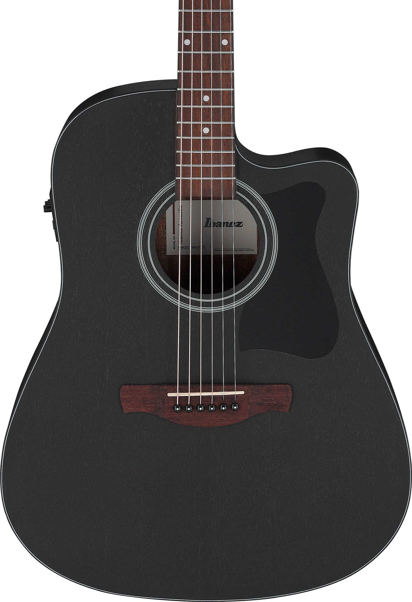 Ibanez V44CE WK Weathered Black Open Pore