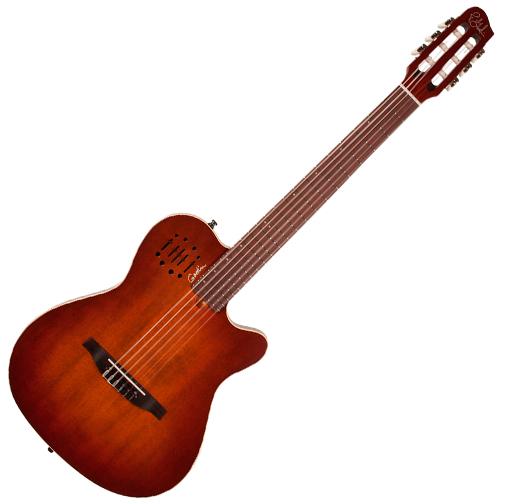 Godin Multiac Nylon Encore Burnt Amber