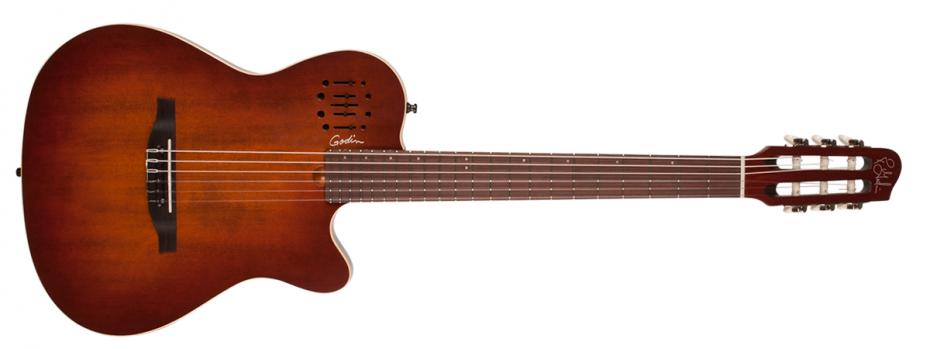 Godin Multiac Nylon Encore Burnt Amber