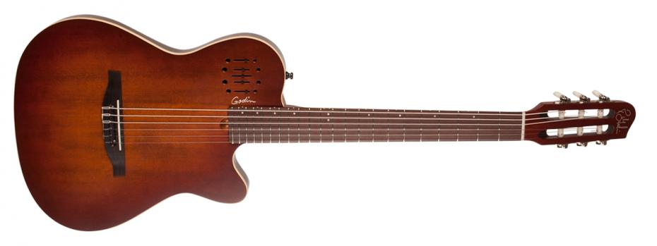 Godin Multiac Nylon Encore Burnt Amber