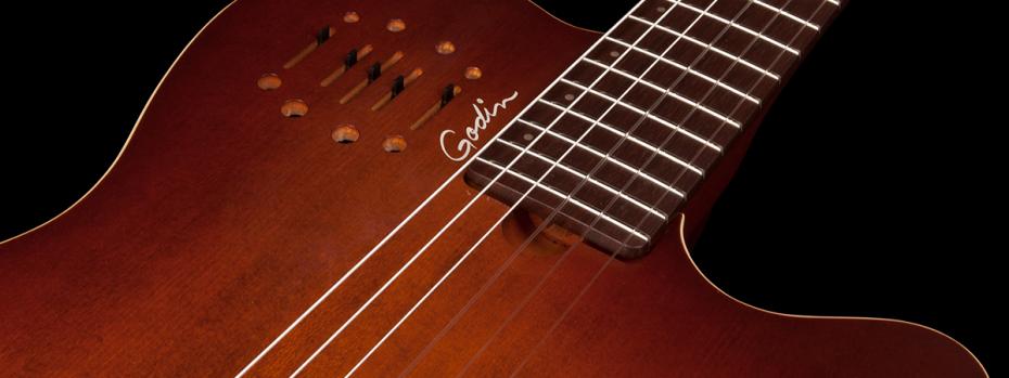 Godin Multiac Nylon Encore Burnt Amber