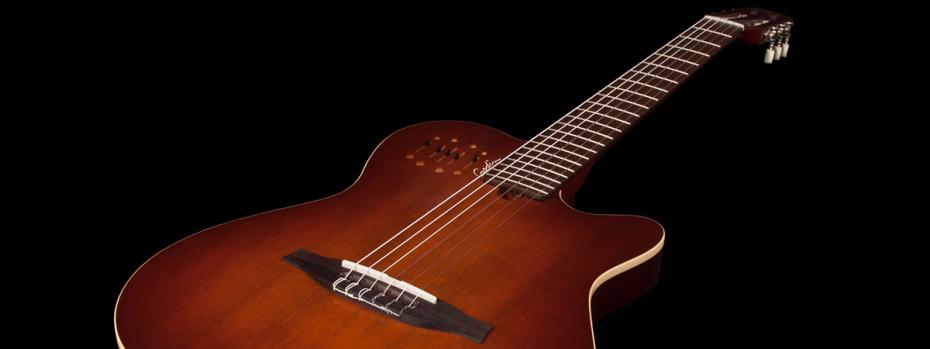 Godin Multiac Nylon Encore Burnt Amber