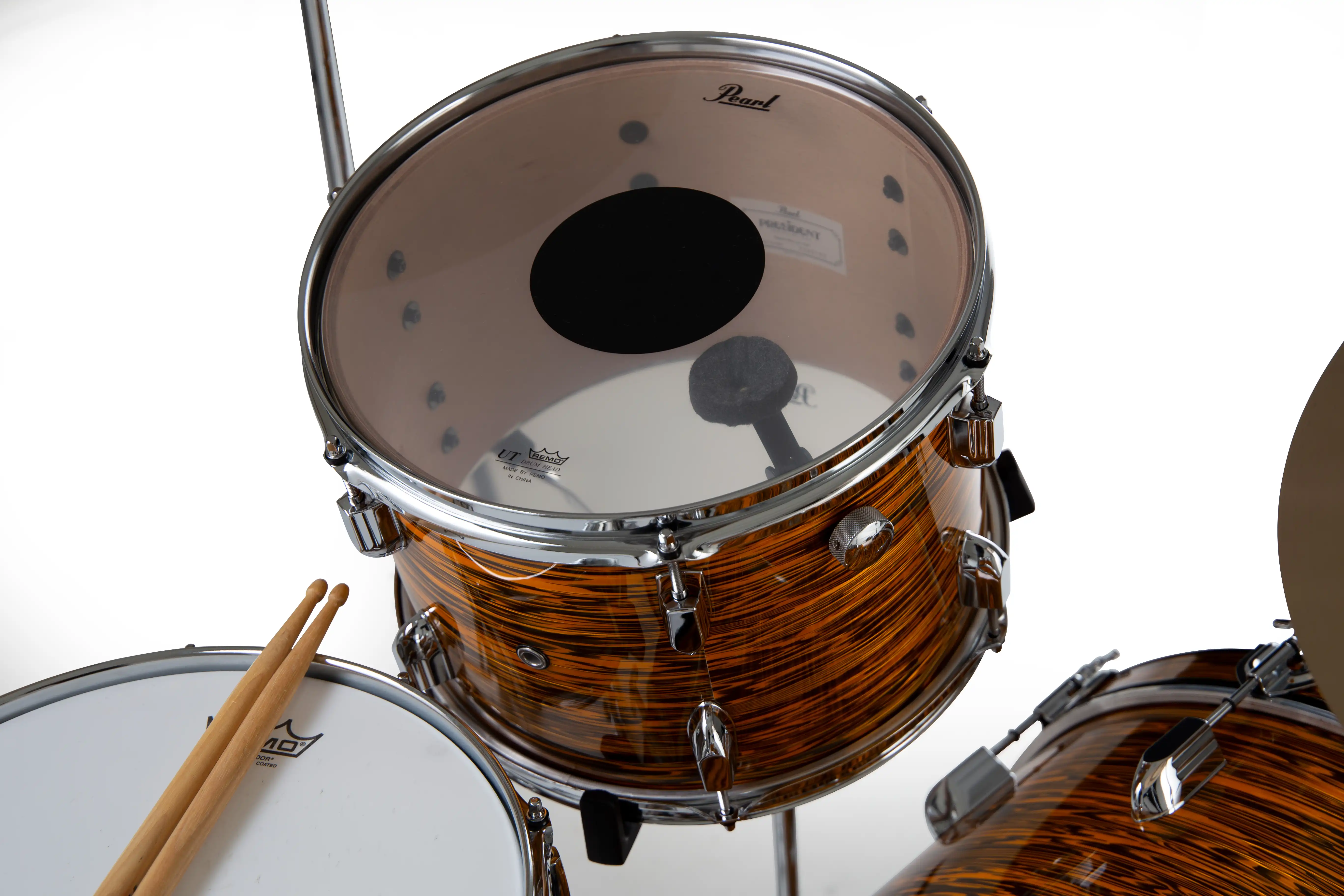 Pearl Shellset President DeLuxe in Sunset Ripple