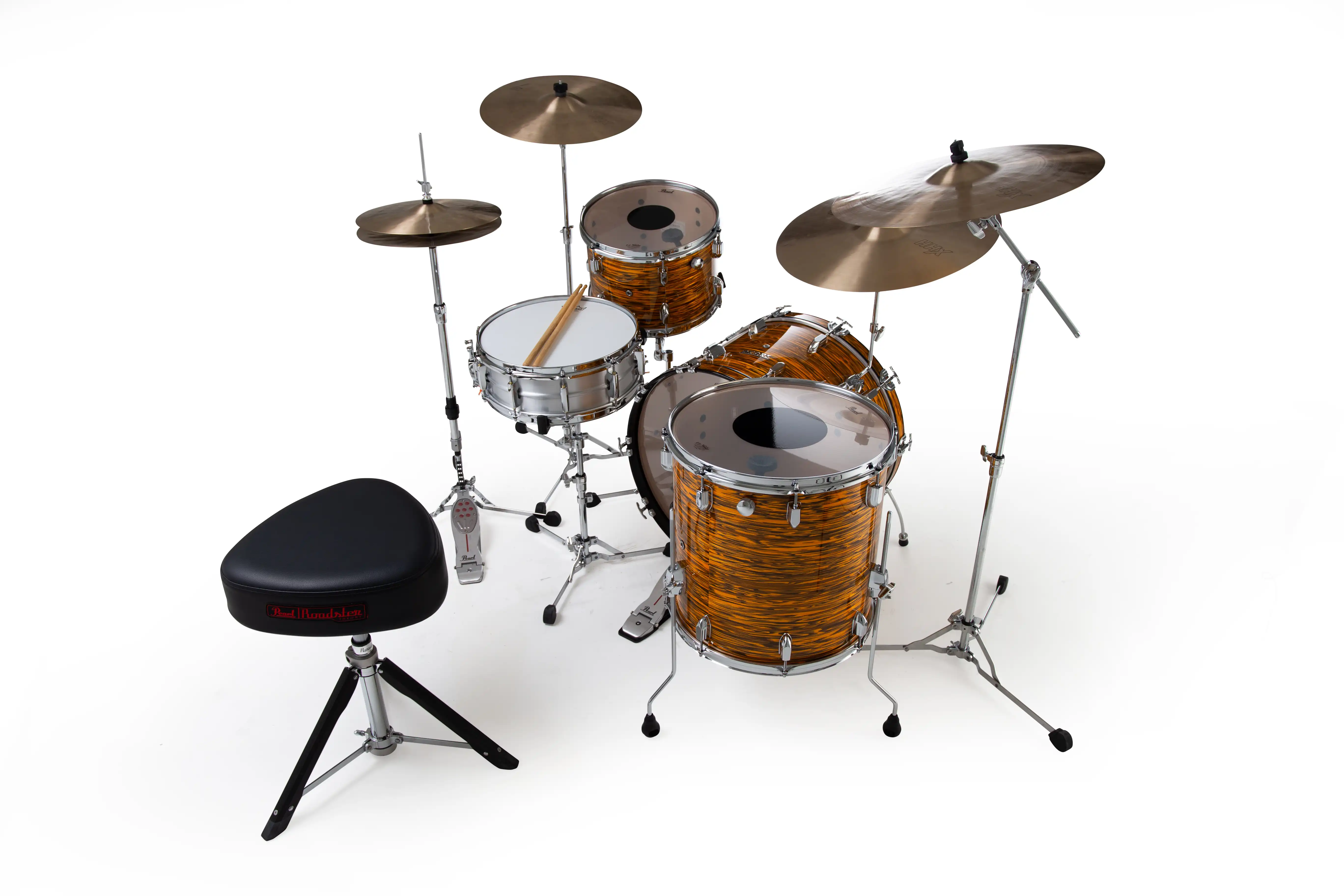 Pearl Shellset President DeLuxe in Sunset Ripple