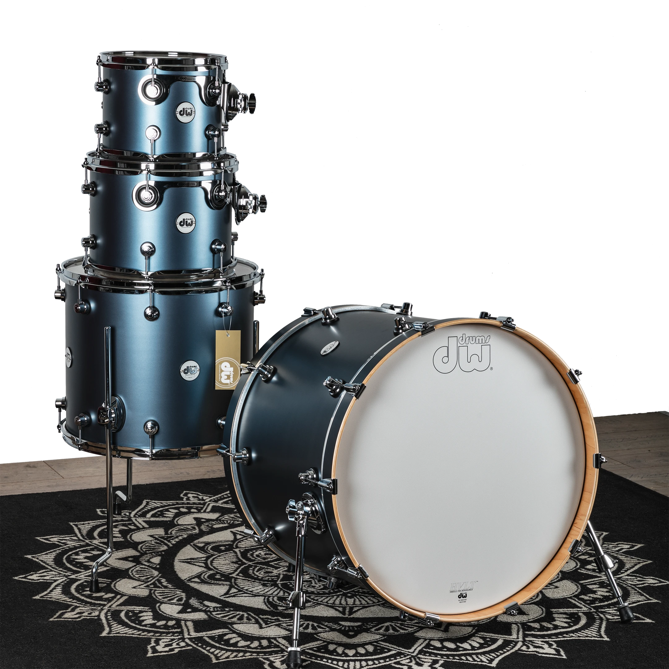 DW Design Shell Set 22/10/12/16 Blue Slate