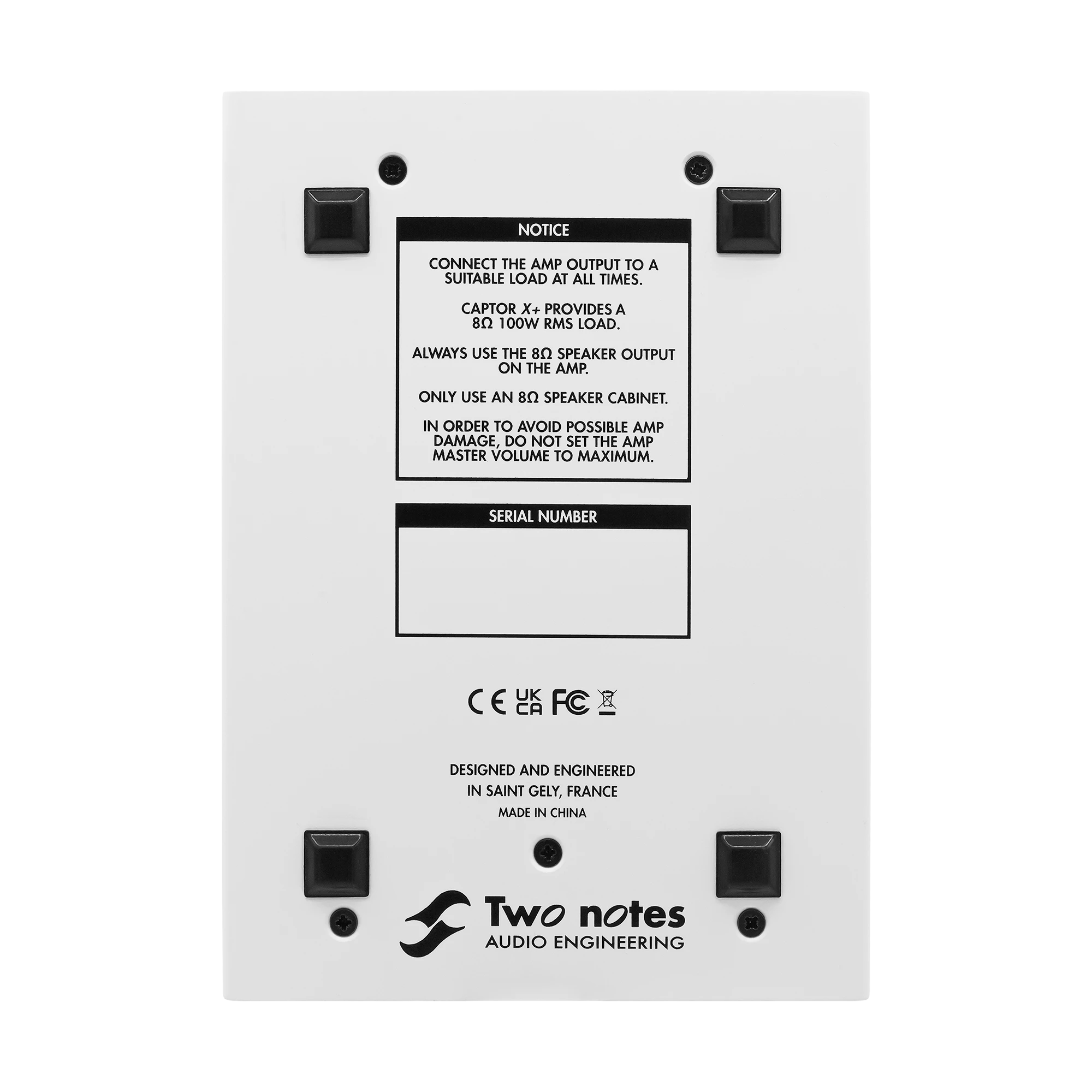 Two Notes Captor X + 8-Ohm