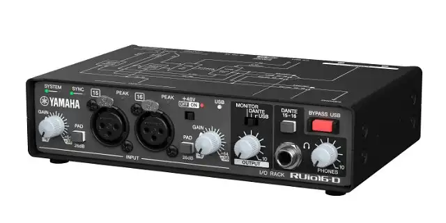 Yamaha RUio16-D VST PlugIn Server Dante/USB