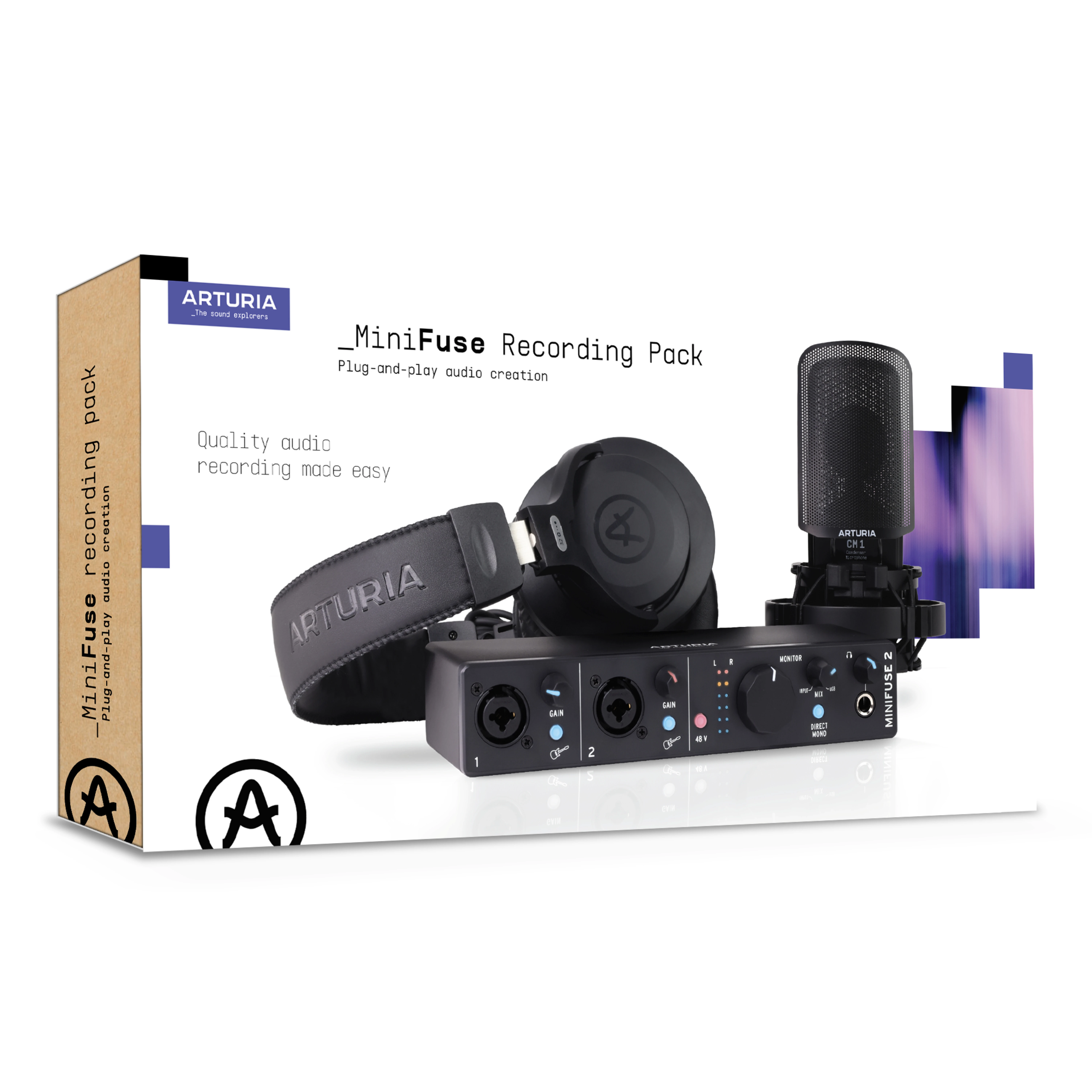 Arturia MiniFuse Recording Pack Black
