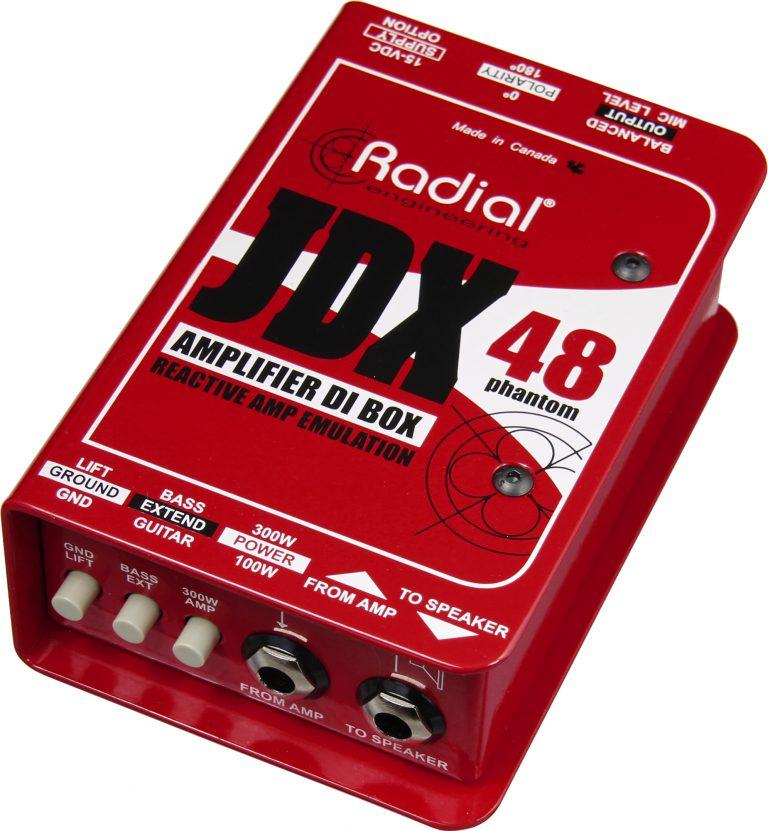 Radial JDX-48 Guitar Amp DI Box Aktiv