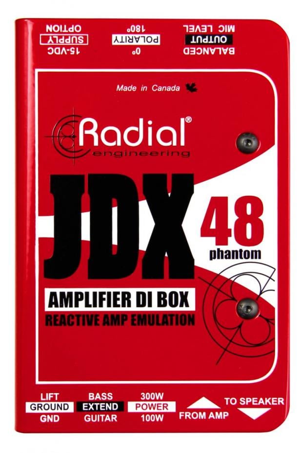 Radial JDX-48 Guitar Amp DI Box Aktiv
