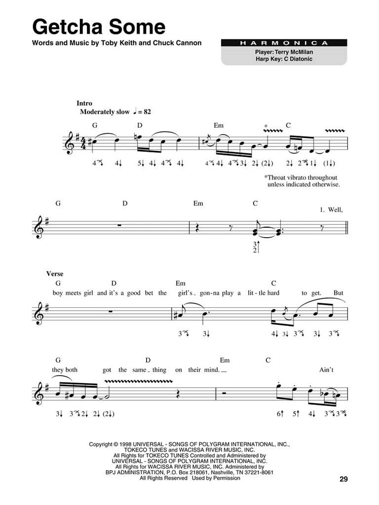 Harmonica - COUNTRY HITS