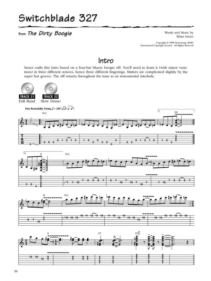 Brian Setzer - GUITAR LEGENDARY LICKS