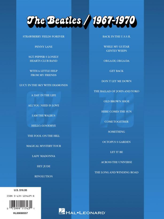 The Beatles - 1967-1970 Blue - BASS RECORDED