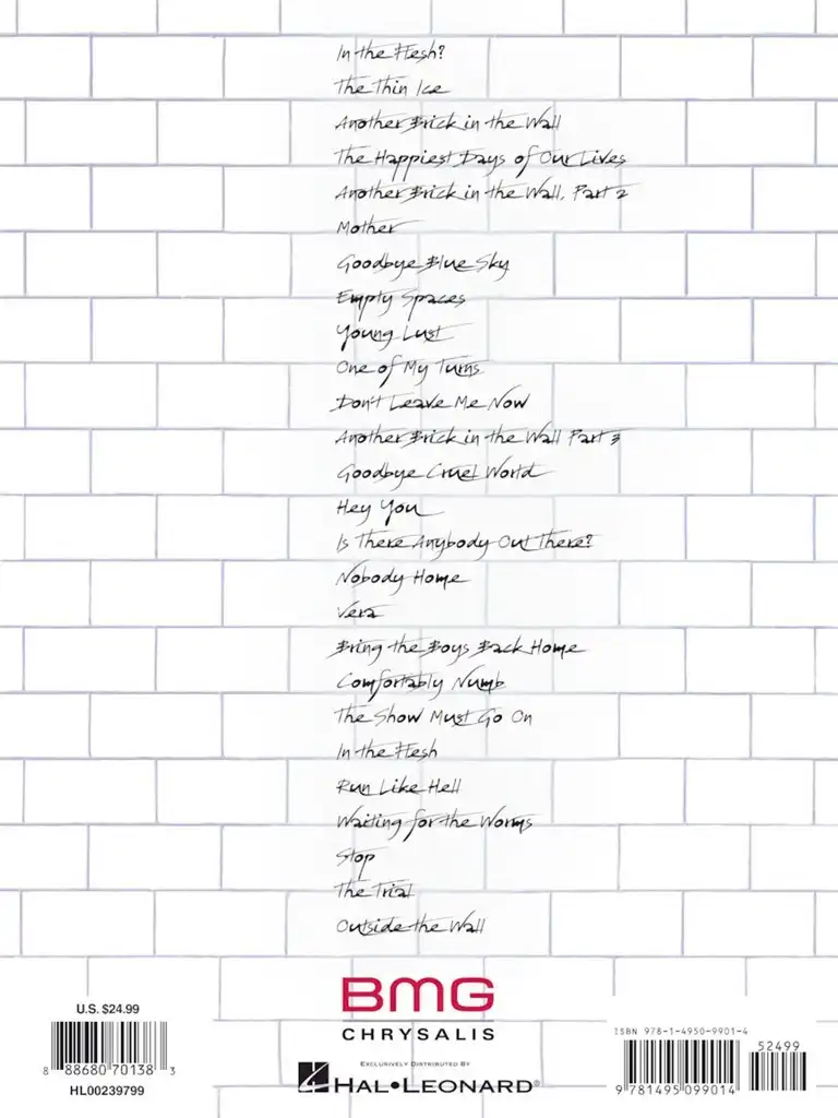 Pink Floyd - The Wall - Guitar Recorded Version