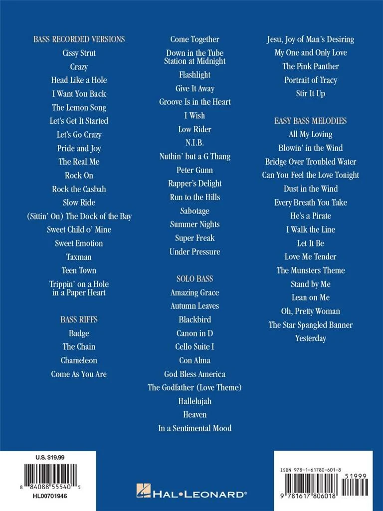 THE ULTIMATE BASS SONGBOOK