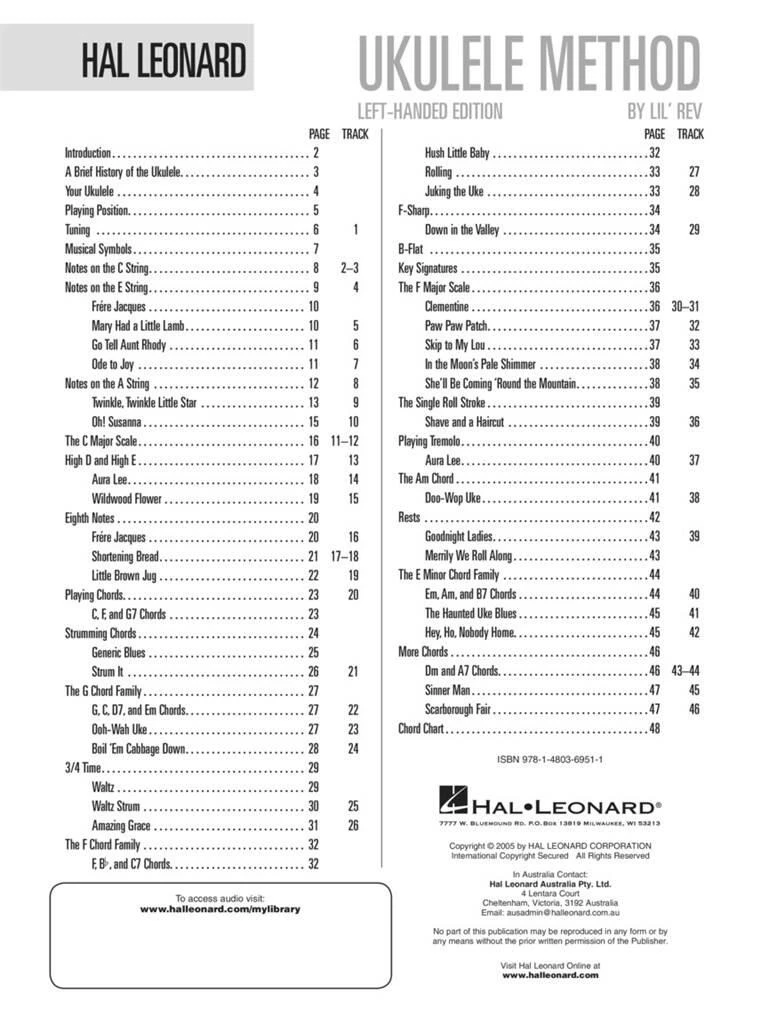 Hal Leonard - Method Book 1 Left-Handed