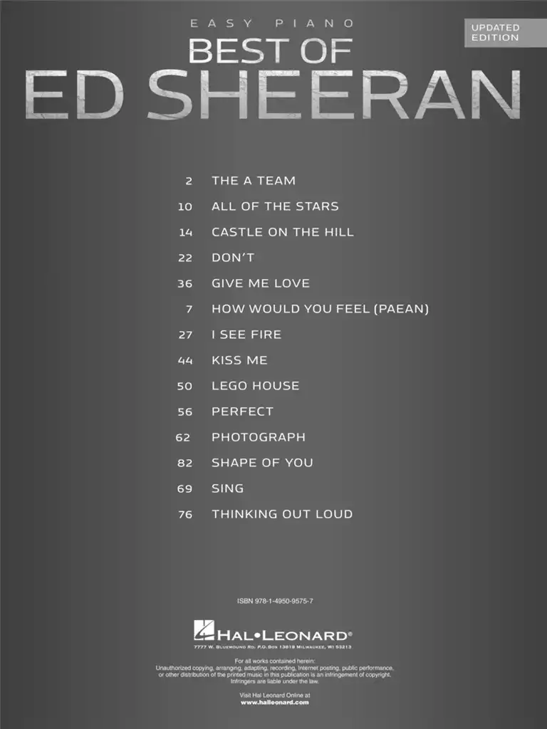 Ed Sheeran - CLOSER LOOK - BEST OF ED