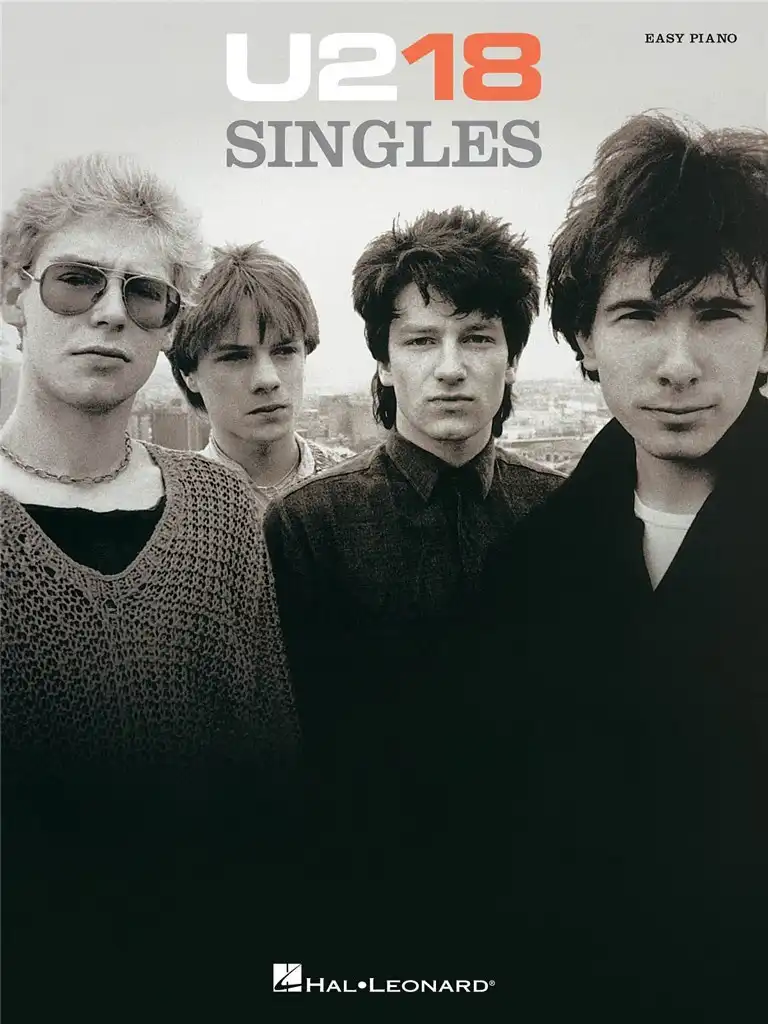 U2 - 18 SINGLES   Easy Piano