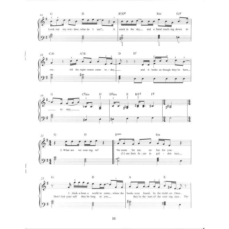 Really Easy Piano: David Bowie