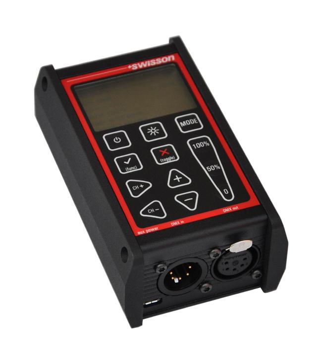 SWISSON XMT-120 DMX Tester Set inkl. Case