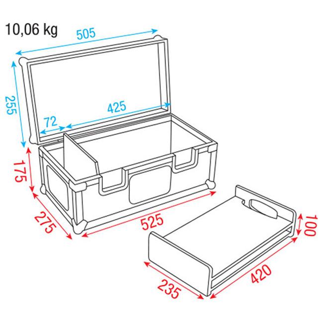 DAP UCA-CA1 Conical Adapter Case