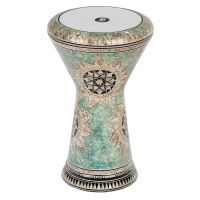 Meinld AEED4 Doumbek Artisan Egypt White Pearl Mosaic Queen 9´´