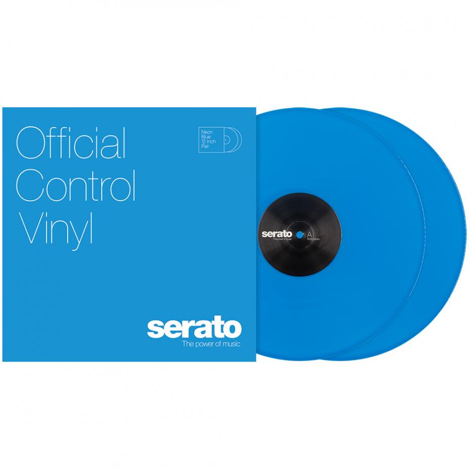 Serato SL Neon Blau Control-Vinyl