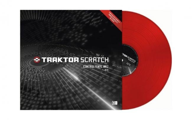 Native Instruments Traktor Ersatzvinyl MKII rot