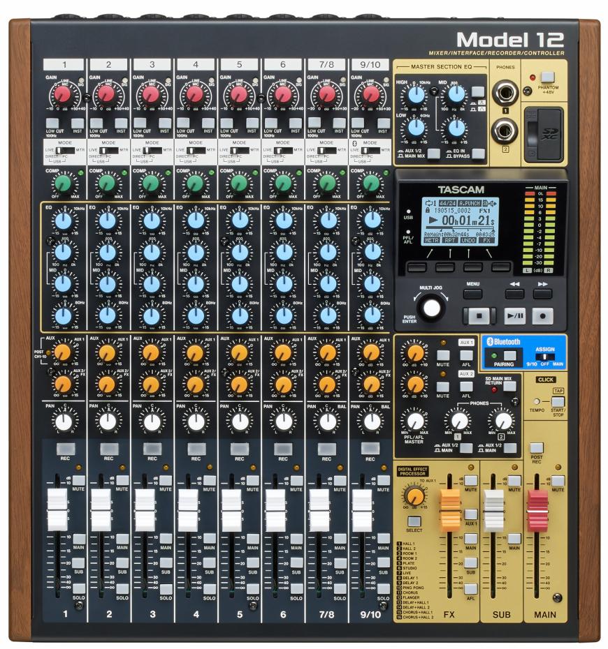 Tascam Model 12 Multitrack Recorder/USB Audio