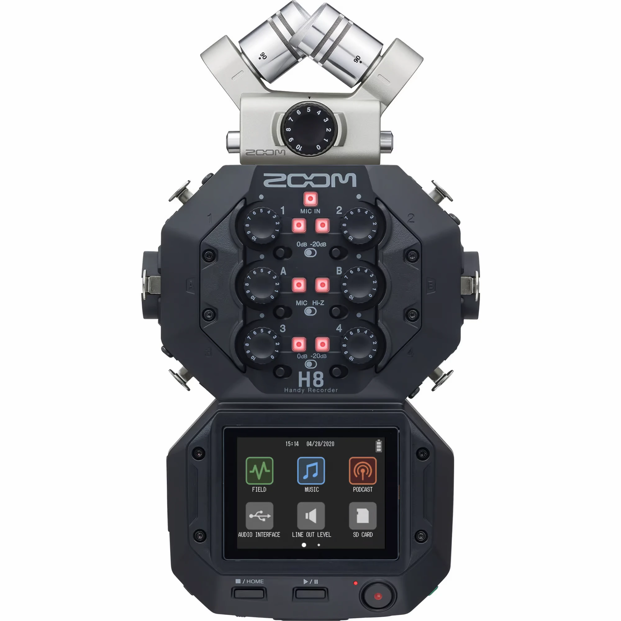 Zoom H8 Recorder + MS Pack