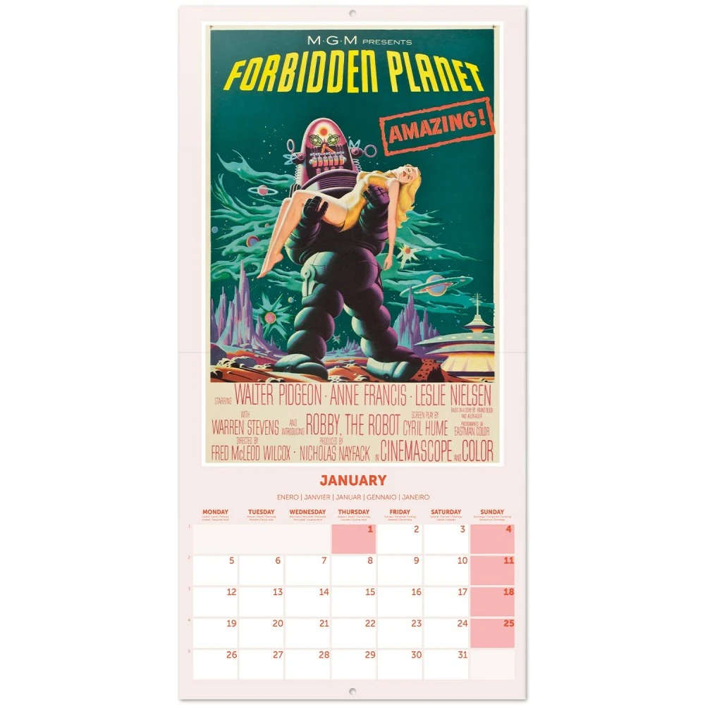 Kalender 26 RETRO SCI-FI 30x30