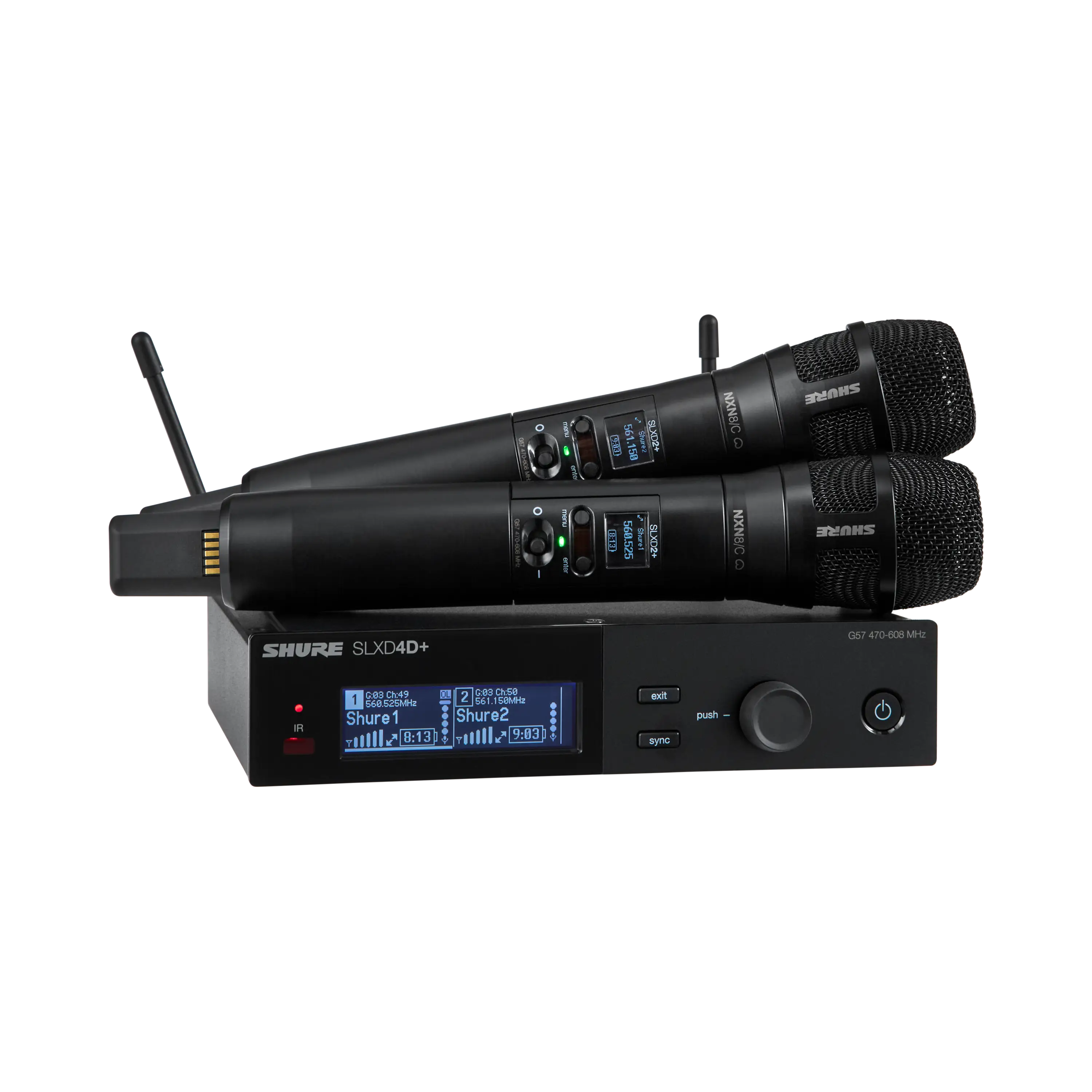 Shure SLXD24D+E/Nexadyne 8C G65