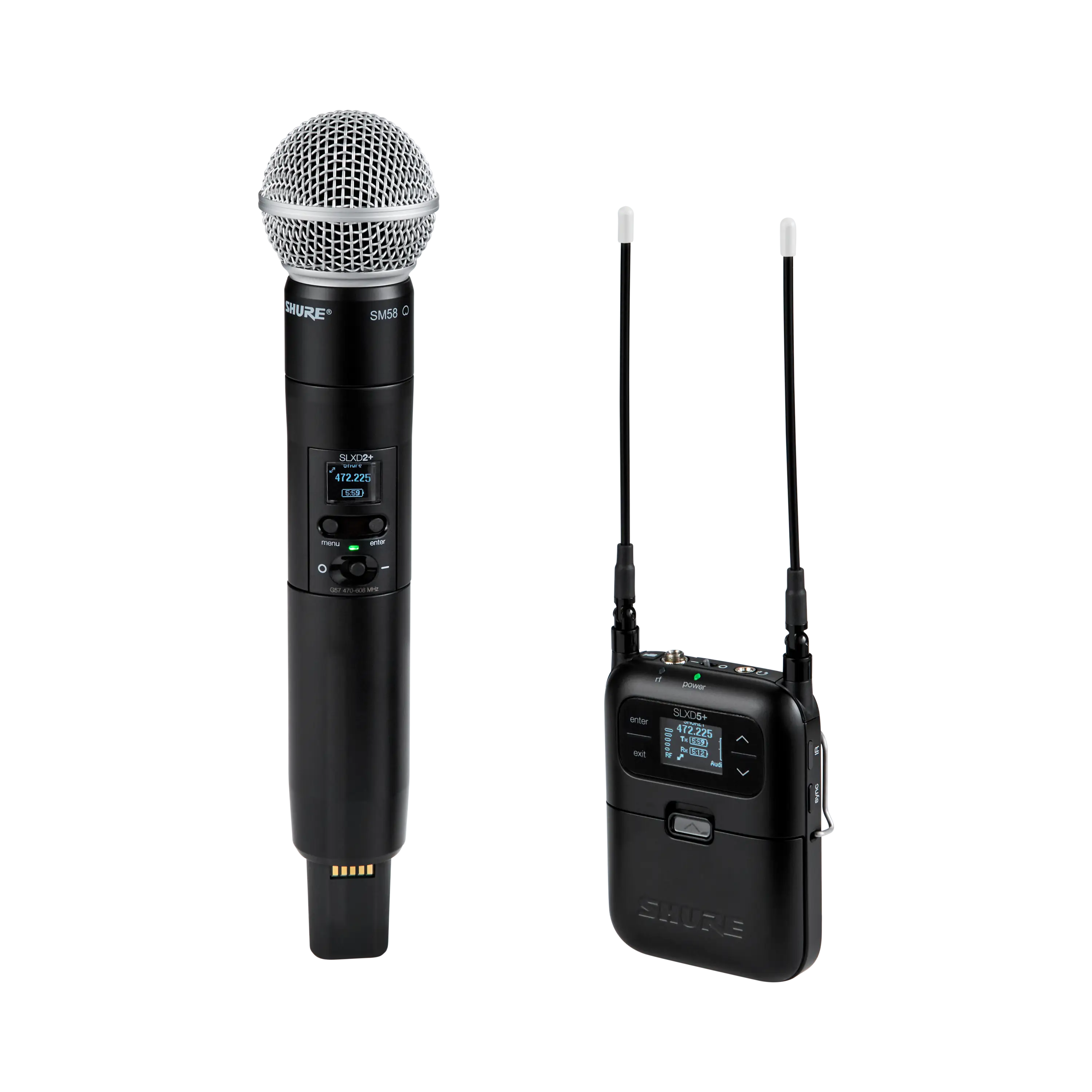 Shure SLXD25+E/SM58 G65