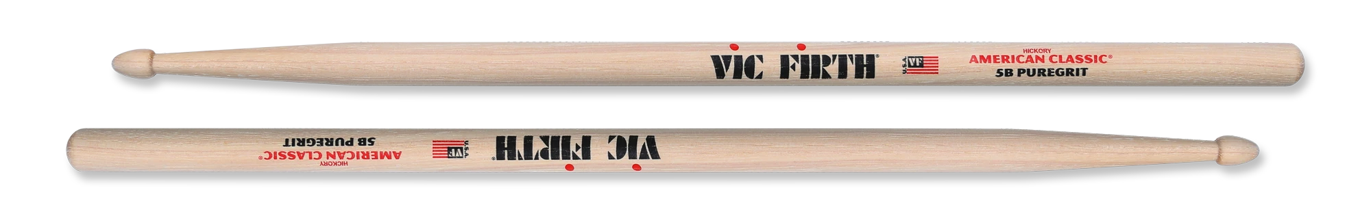 Vic Firth Holzkopf 5B Puregrit Sticks