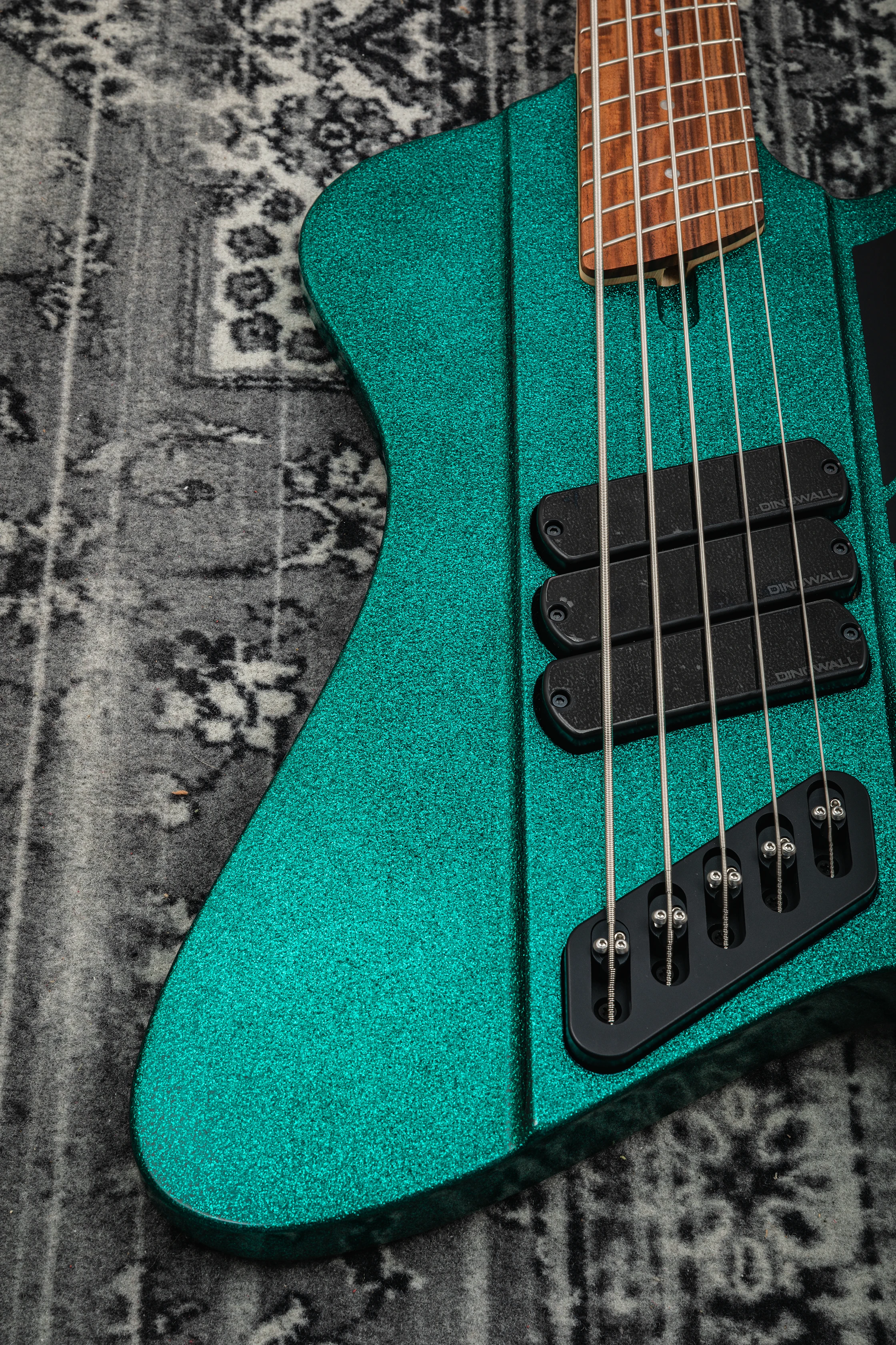 Dingwall D-Roc Standard 5-String Aquamarine Metalflake