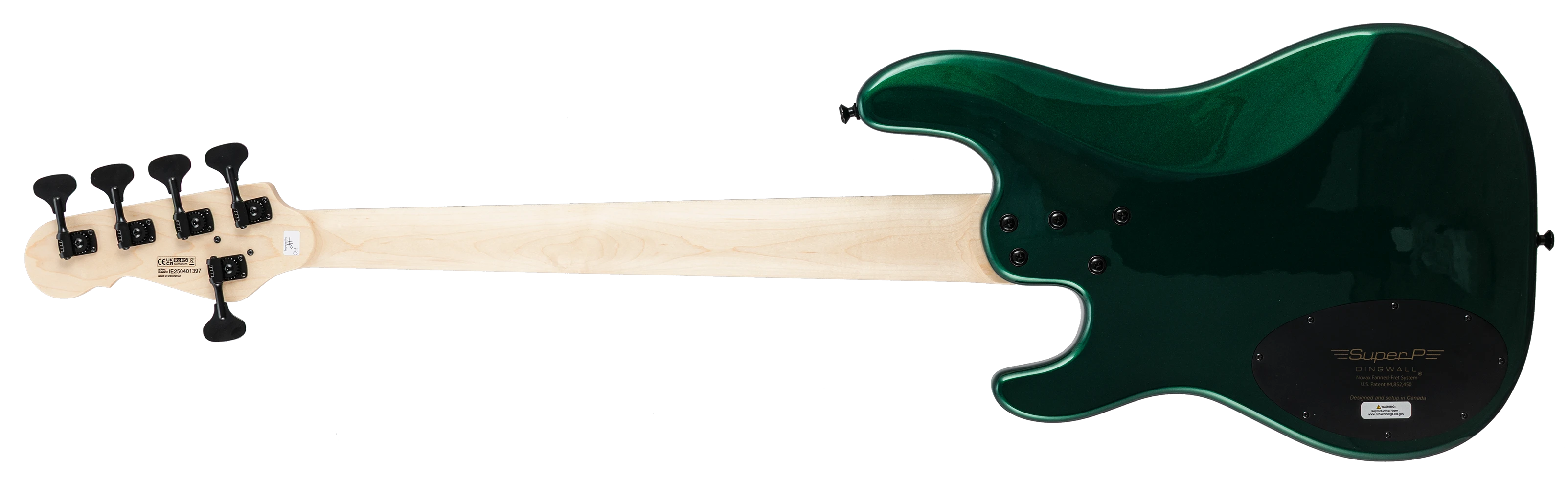 Dingwall SP1 5 String Dark Candy Green Gloss