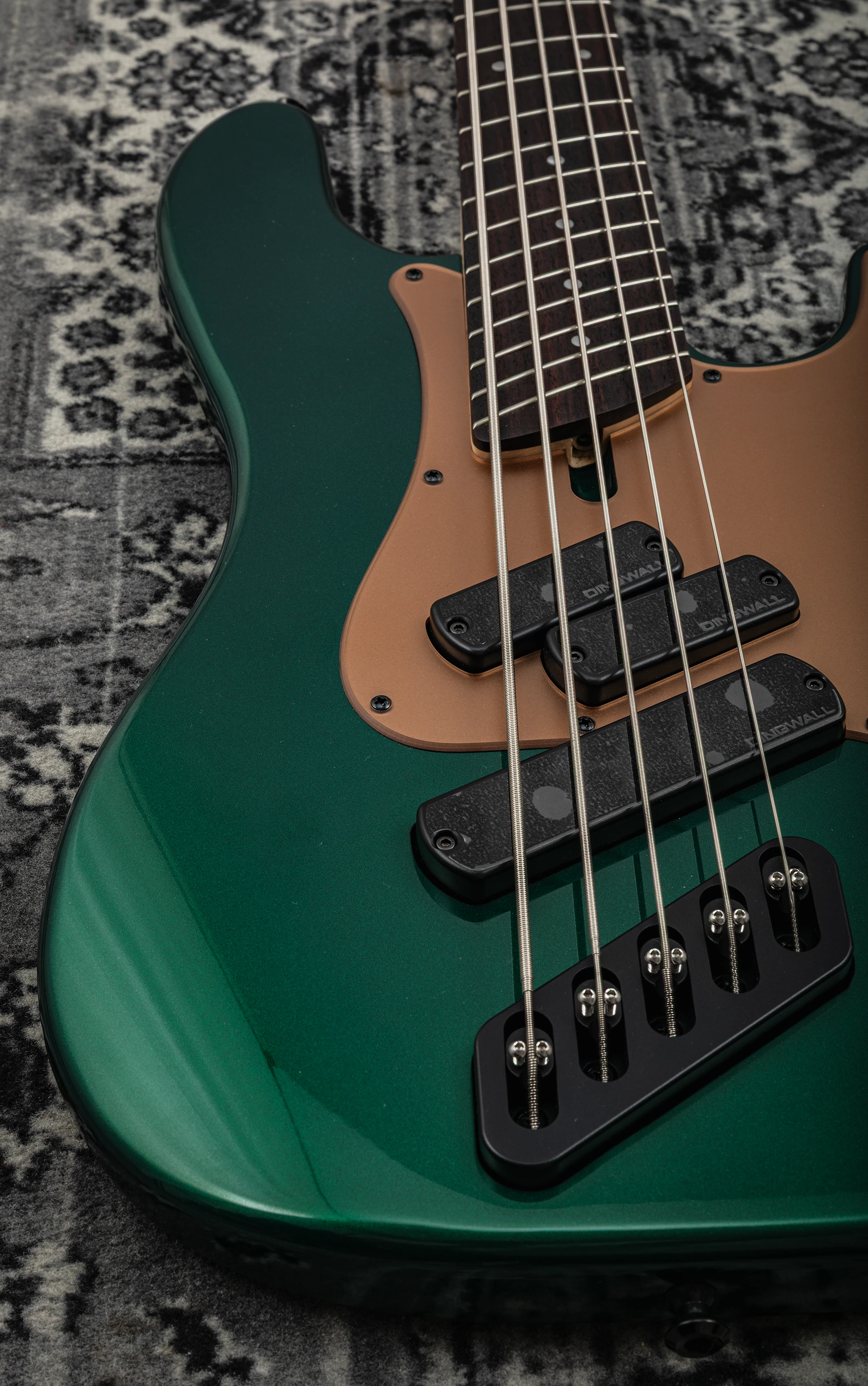 Dingwall SP1 5 String Dark Candy Green Gloss