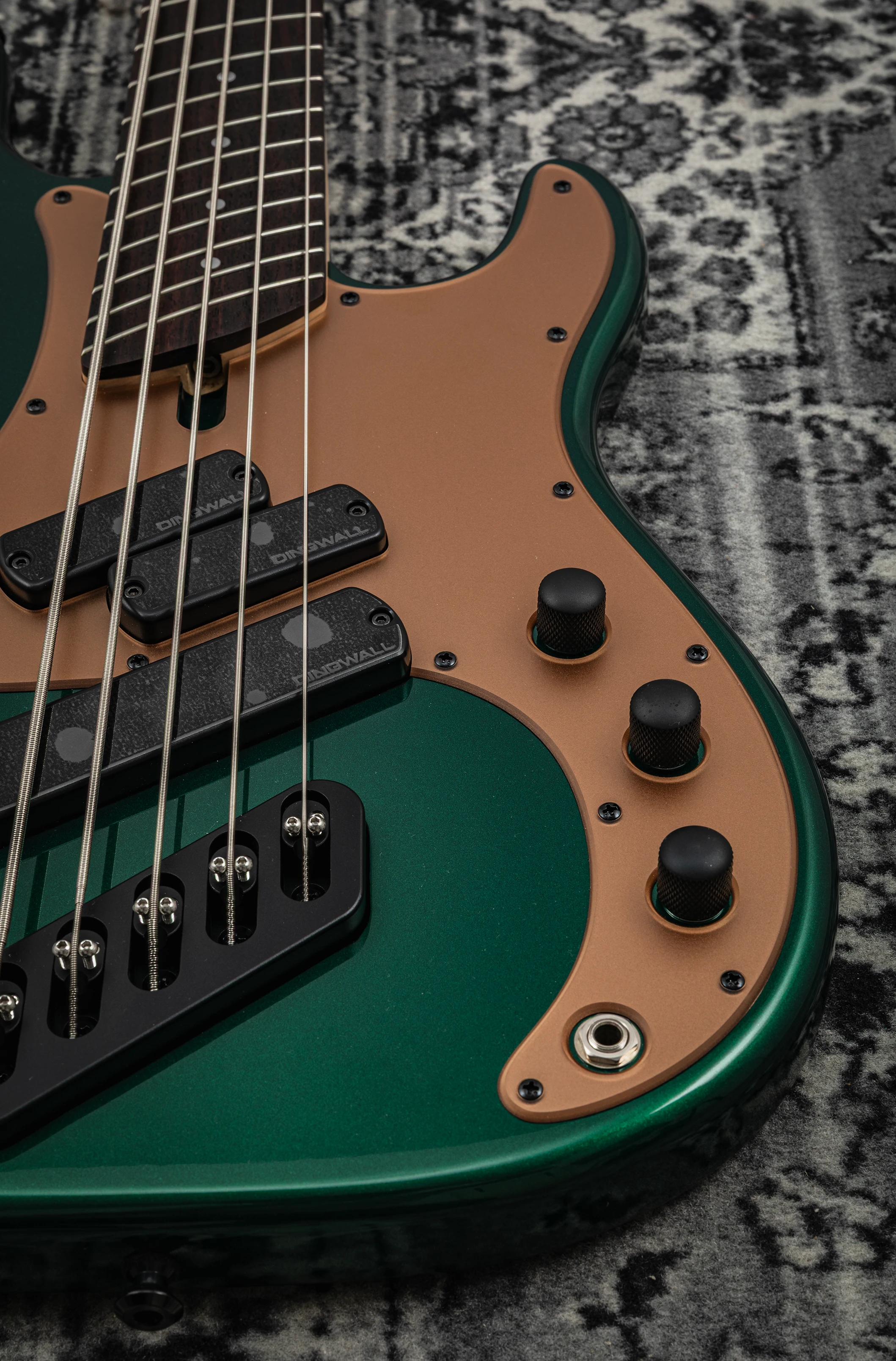 Dingwall SP1 5 String Dark Candy Green Gloss