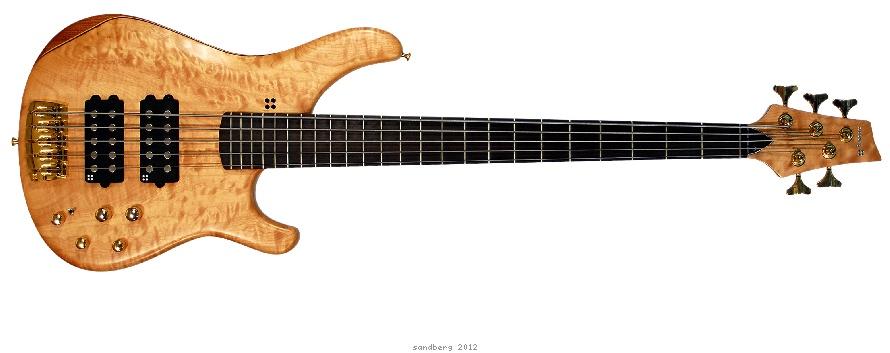 Sandberg Basic Ken Taylor 5S natural quilted maple