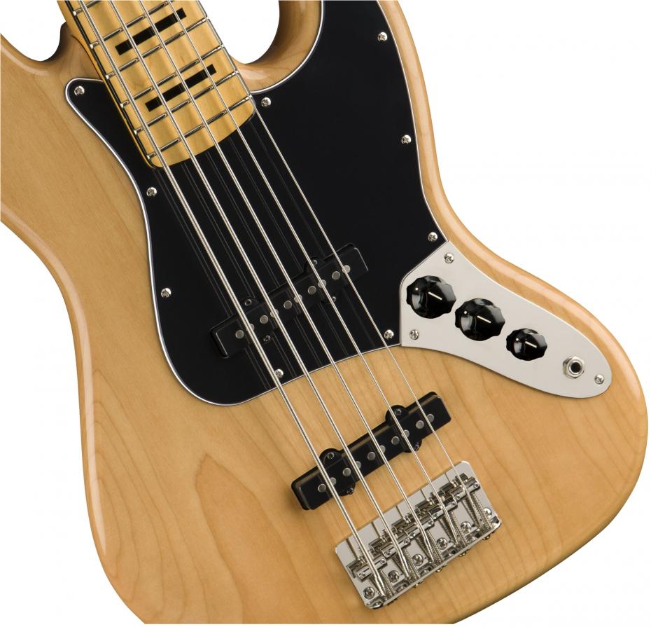 Squier Classic Vibe 70s Jazz Bass® V Maple Fingerboard Natural