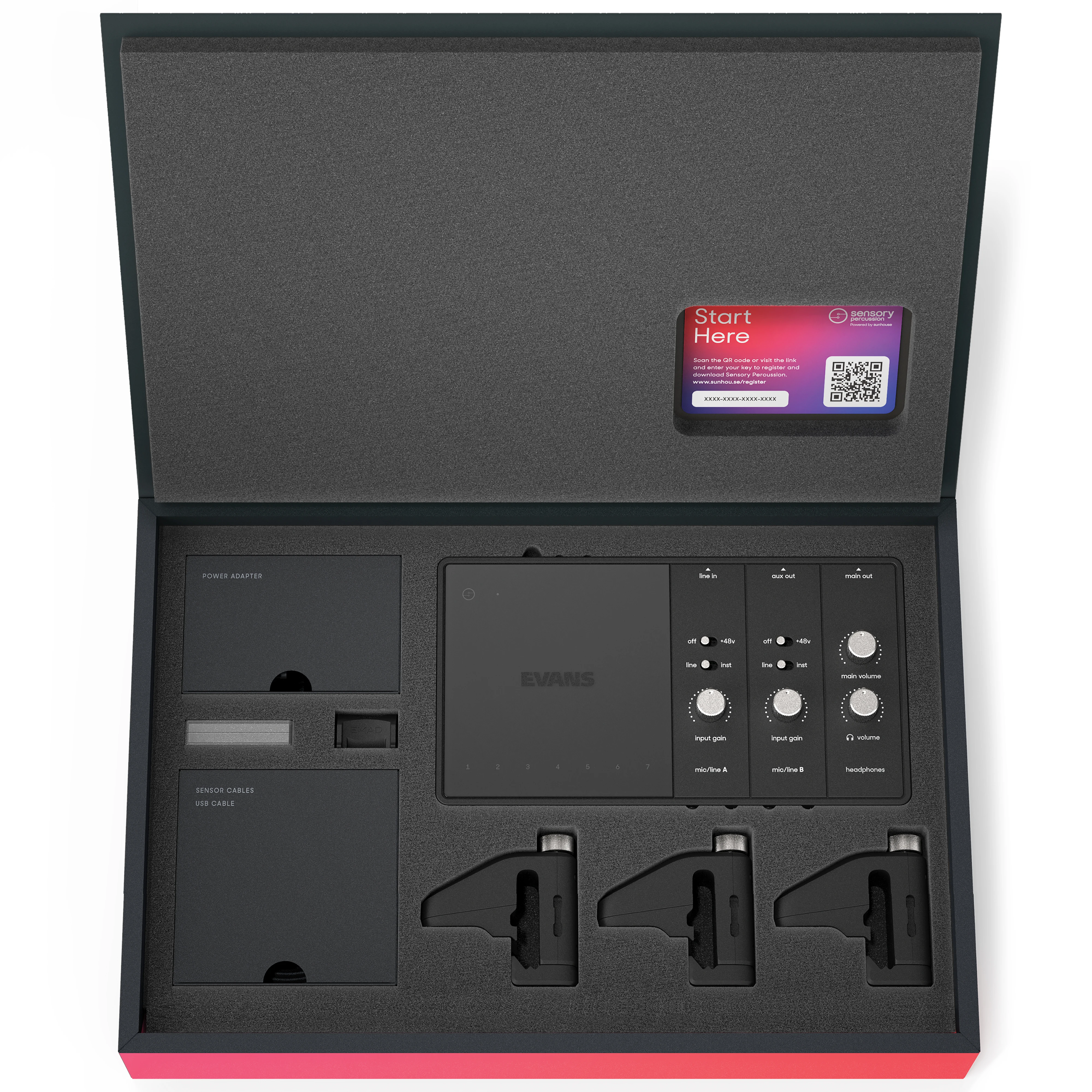 Evans Sensory Percussion Sound System - Bundle
