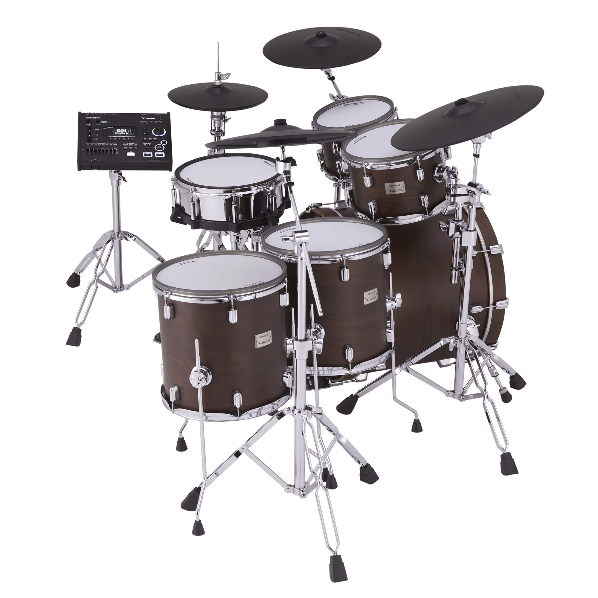 Roland VAD-716-SW E-Drumset Satin Walnut