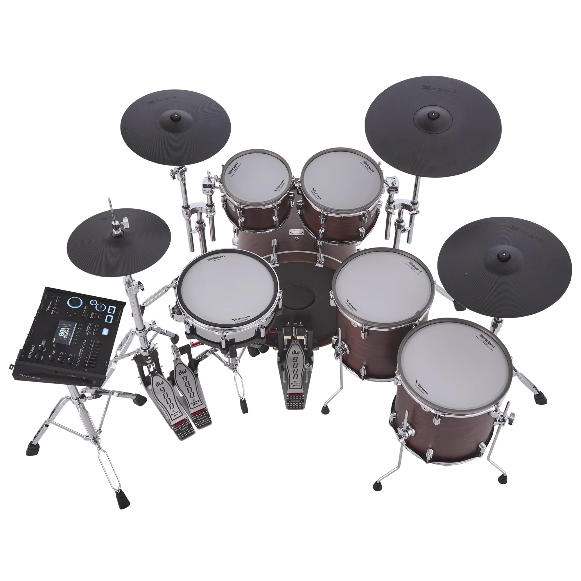 Roland VAD-716-SW E-Drumset Satin Walnut