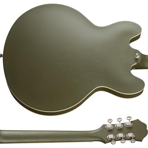 Epiphone Casino Worn - Worn Olive Drab