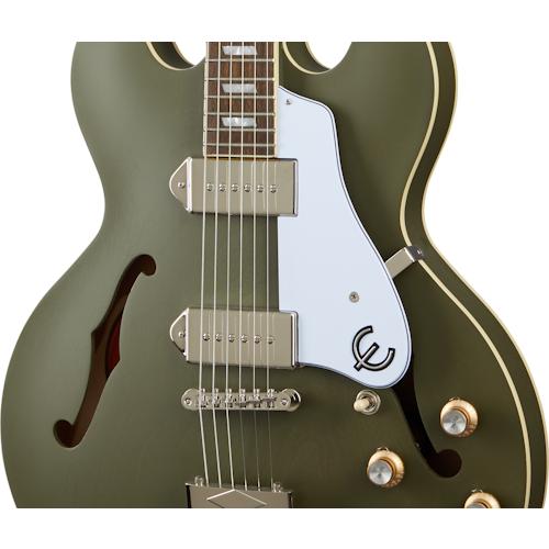 Epiphone Casino Worn - Worn Olive Drab