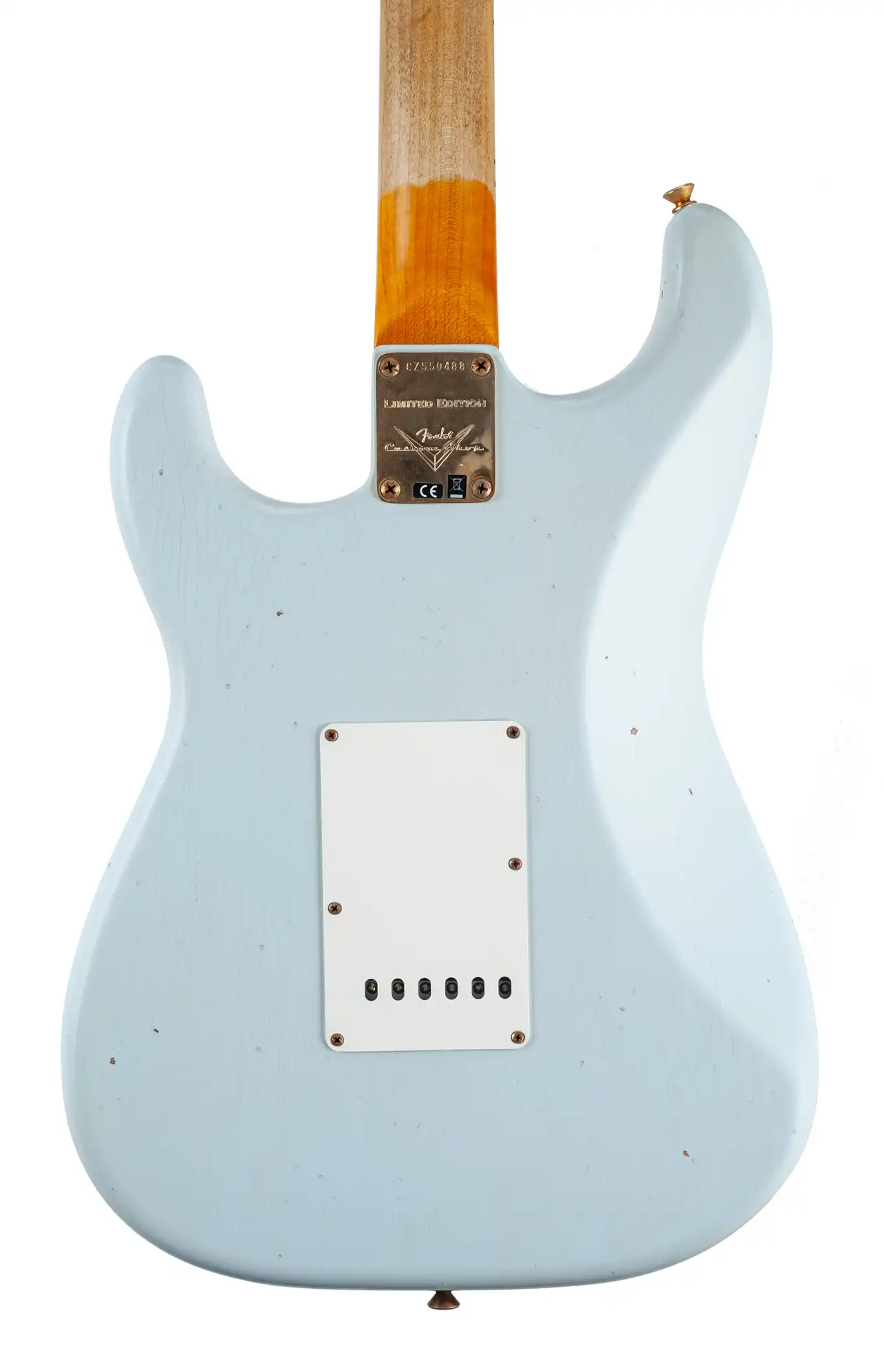 Fender Limited Edition 62 Bone Tone Stratocaster® Journeyman Relic® Maple Fingerboard Super Faded Aged Sonic Blue