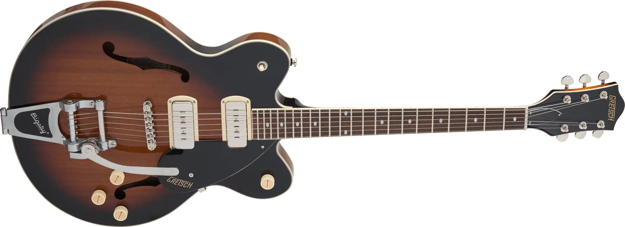 Gretsch G2622T-P90 Streamliner Center Block Double-Cut P90 with Bigsby Brownstone B-Stock