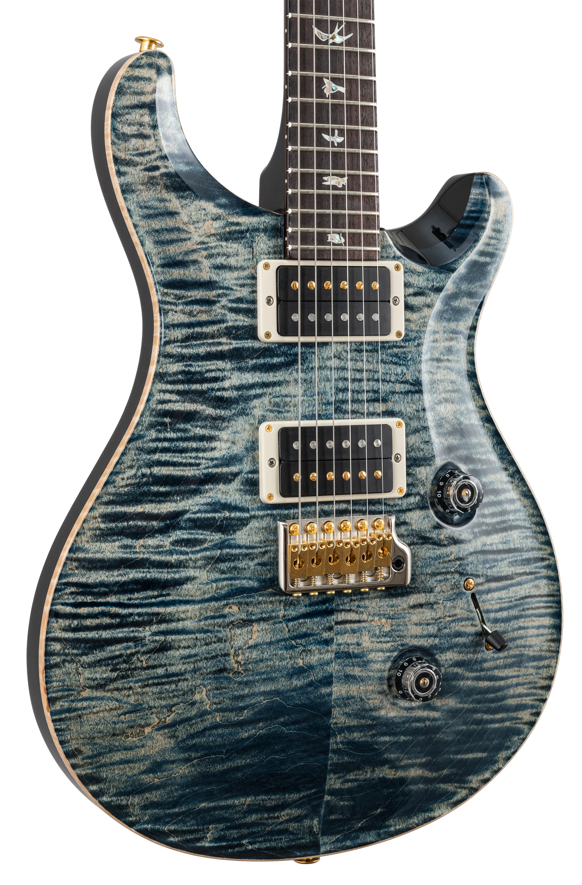 PRS Custom 24 10-Top faded whale blue